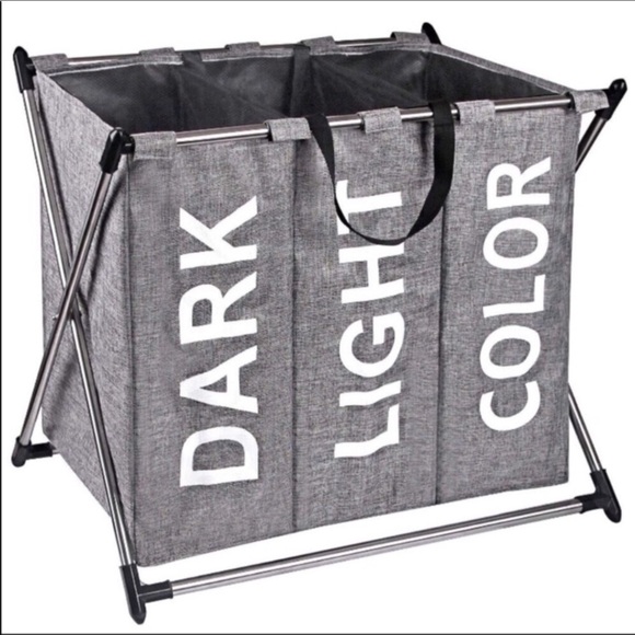 🎀Laundry Hamper Sorter - Stainless Steel X-Frame